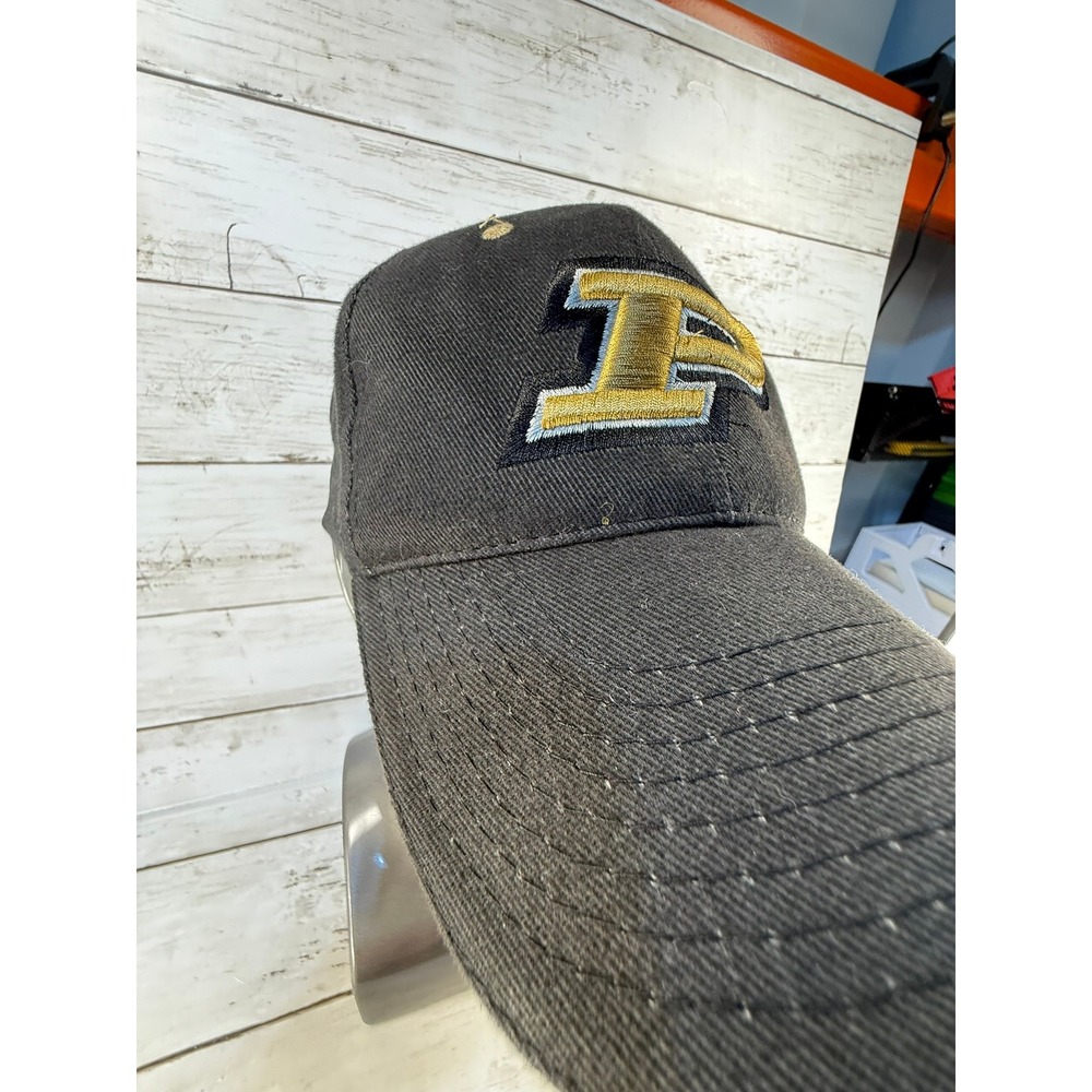 Signatures Purdue Boilermakers Hat Mens Black Gold Embroidered Adjustable Cap
